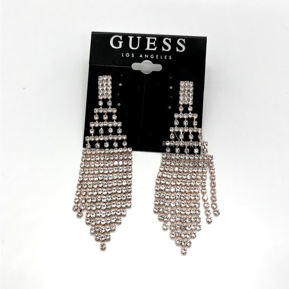 NWOT GUESS Chandelier Earrings - Picture 1 of 5
